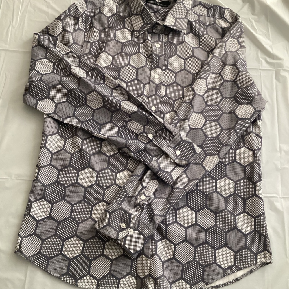 The Dark Knight Joker’s Hexagon Shirt – Halloween Costume/Fancy Dress – Size XL - Picture 5 of 7